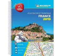 France 2019 -Tourist & Motoring Atlas A4 Laminated Spiral (Anello, filo)