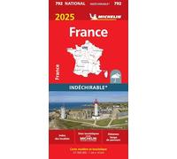 France 2025. Indéchirable: wegenkaart Schaal 1 : 1.000.000