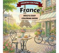 France Coloring Book for Adults & Teens