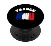 France National Flag Country Pride Roots Vintage Gift PopSockets PopGrip Adesivo