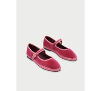 Frances, ballerine Mary-Jane in velluto Rosa 39