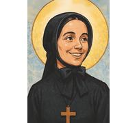 Frances Cabrini Catholic Journal: 6 x 9 | 120 lined pages | Soft Colored Pencil Design | Prayer and Devotional Notebook for Teens
