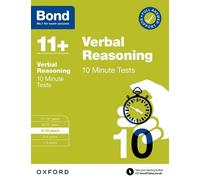 Frances Down Bo Bond 11+: Bond 11+ 10 Minute Tests Verbal Reasoning (Tascabile)