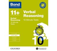 Frances Down Bo Bond 11+: Bond 11+ 10 Minute Tests Verbal Reasoning (Tascabile)