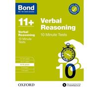 Frances Down Bo Bond 11+: Bond 11+ 10 Minute Tests Verbal Reasoning (Tascabile)