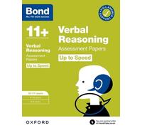 Frances Down Bo Bond 11+: Bond 11+ Verbal Reasoning Up to Speed Asse (Tascabile)