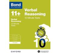 Frances Down Bo Bond 11+ Verbal Reasoning 10 Minute Tests for Age 7- (Tascabile)