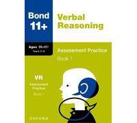 Frances Down Bo Bond 11+ Verbal Reasoning Assessment Practice 10-11+ (Tascabile)