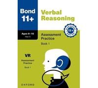 Frances Down Bo Bond 11+ Verbal Reasoning Assessment Practice Papers (Tascabile)