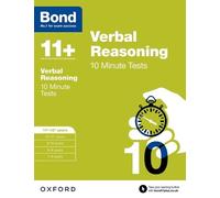 Frances Down Bond 11+ Bond 11+: Verbal Reasoning: 10 Minute Tests (Tascabile)