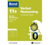 Frances Down Bond 11+ Bond 11+: Verbal Reasoning: 10 Minute Tests (Tascabile)