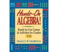 Frances McBroom Thompson Hands-On Algebra (Tascabile) J-B Ed: Hands On