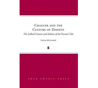 Frances McCormack Chaucer and the Culture of Dissent (Copertina rigida)