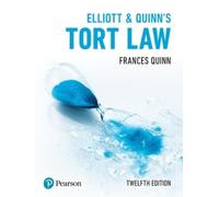 Frances Quinn Elliott & Quinn's Tort Law (Tascabile)