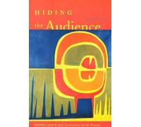Frances W. Kaye Hiding the Audience (Tascabile)