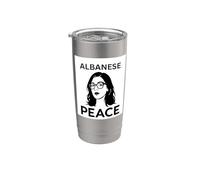 Francesca Albanese Pace Bicchiere termico in acciaio inox doppia parete