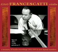 Francescatti, Zino - Violin: Treasury Of Studio Recordings 1931-55 (3 CD)