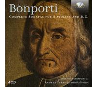 Francesco Antonio Bonporti Bonporti: Complete Sonatas for 2 Violins and B.c.