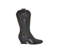 FRANCESCO BRUNELLI TEXANO PELLE NERA ALTO BV4818