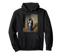 Francesco Hayez The Kiss Felpa con Cappuccio