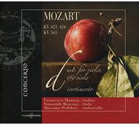 Francesco Manara( Violino), Simonide Braconi( Viola), Massimo Polidori( Cello) - Duetti Per Violino E Viola K423, K424 , Diverimento K563