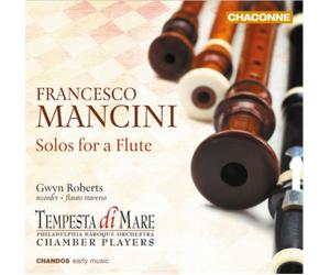 Francesco Mancini Francesco Mancini: Solos for a Flute (CD) Album