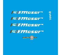 Francesco Moser 51.151 " decals, Adesivi - Bianco - N.31