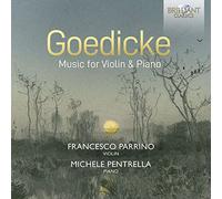 Alexander Goedicke Goedicke: Music for Violin & Piano (CD) Album
