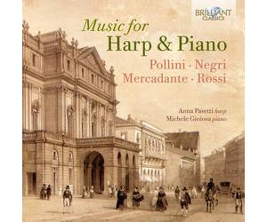 Francesco Pollini Pollini/Negri/Mercadante/Rossi: Music for Harp & Piano (CD)