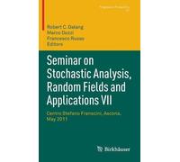 Francesco Russo Seminar on Stochastic Analysis, Random Fields (Copertina rigida)