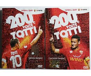 Francesco Totti: "200 volte Totti: Primo Tempo + Secondo Tempo" - (2 Dvd) (Edizione Editoriale + Booklet/Poster interno)