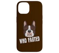 Francese Bulldog amante che scoreggiava divertente Boston Terrier Custodia per iPhone 14