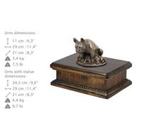 Francese Bulldog Tipo 2, Exclusive Urna ,Freddi Bronzo,Artdog