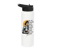 Francese Non ho paura di essere nato per fare questa Giovanna d'Arco Stainless Steel Insulated Water Bottle