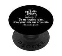 Francese Non ho paura. Sono nato per fare questo. Giovanna d'Arco PopSockets PopGrip Adesivo