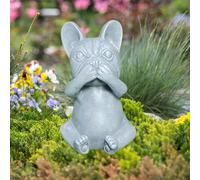 Francese Statua Scultura di Cane Figurine Opere D'arte Ornamenti Carini Statua