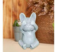 Francese Statua Scultura di Cane Figurine Opere D'arte Ornamenti Carini Statua