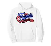 Francese Urban Streetwear Y2K Drip Art Dripping Francia Felpa con Cappuccio