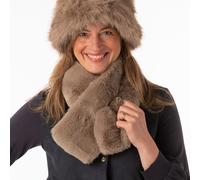 Franchetti Bond Sciarpa in pelo sintetico con occhiello