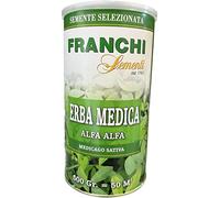 Franchi Sementi semi di Erba Medica (alfa alfa) confezione in barattolo da 500 grammi