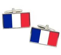 Francia Bandiera Gemelli IN Cromata Cofanetto Regalo