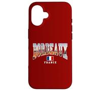 Francia, bordolese, orizzonte, vendemmia, atletico, stile varsity Custodia per iPhone 16