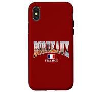 Francia, bordolese, orizzonte, vendemmia, atletico, stile varsity Custodia per iPhone X/XS