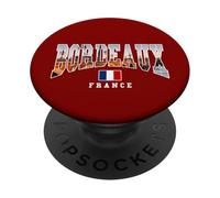 Francia, bordolese, orizzonte, vendemmia, atletico, stile varsity PopSockets PopGrip Adesivo