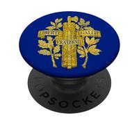 FRANCIA CAPPOTTO DI BRACCIA BANDIERA LIBERTE EGALITE FRATERNITE PopSockets PopGrip Adesivo