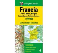Francia. Olanda, Belgio, Lussemburgo, Andorra, Monaco 1:800.000. Carta stradale e turistica. Ediz. multilingue