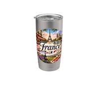Francia, Parigi, provenzale, case di moda, louvre, musei, Bicchiere termico in acciaio inox doppia parete