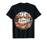 Francia, Parigi, provenzale, Case di Moda, louvre, musei, Maglietta
