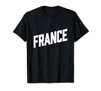 Francia Pride Testo Grafica Maglietta