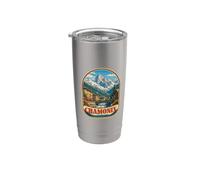 Francia Ricordo di Chamonix Bicchiere termico in acciaio inox doppia parete